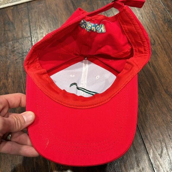 VTG Pokémon Ash Ketchum Cap Hat Unisex Adults Red White Embroidered Logo - Picture 5 of 6